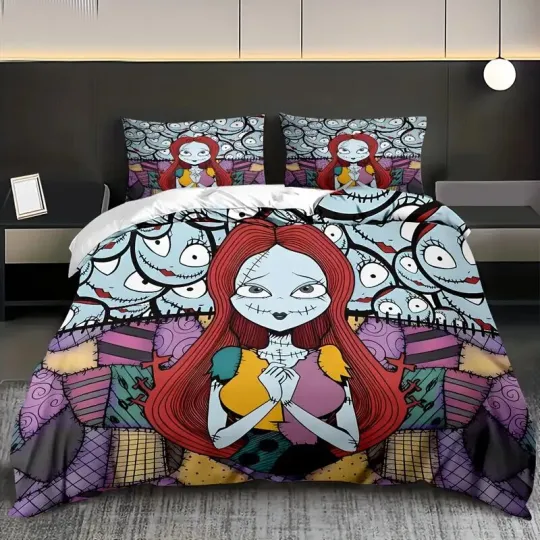 Sally The Nightmare Before Christmas Anime Cartoon Bedding Set