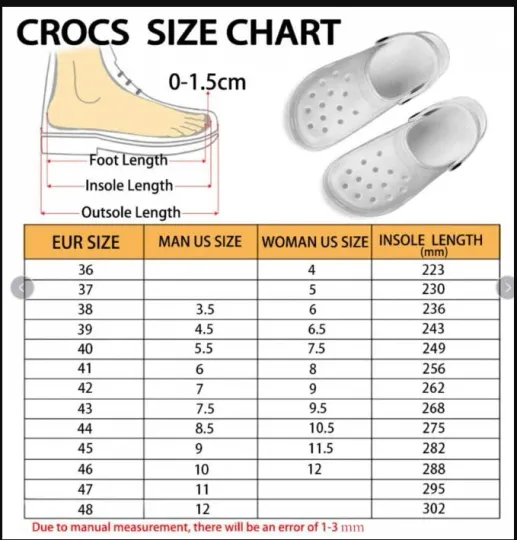 Horror Chucky Clogs Red And Black