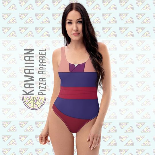 RUSH ORDER: Mulan Inspired One-Piece Swimsuit