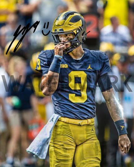 JJ McCarthy Michigan Wolverines Poster