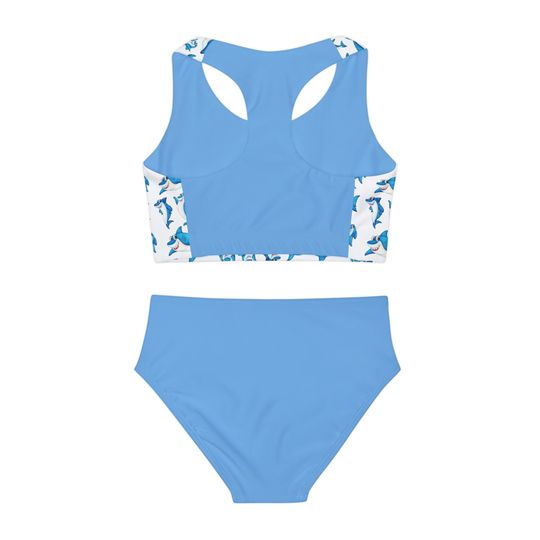 Sharks, Girls Two Piece Swimsuit (AOP)