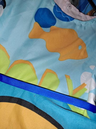 Girls twirling disney finding nemo upcycled dress