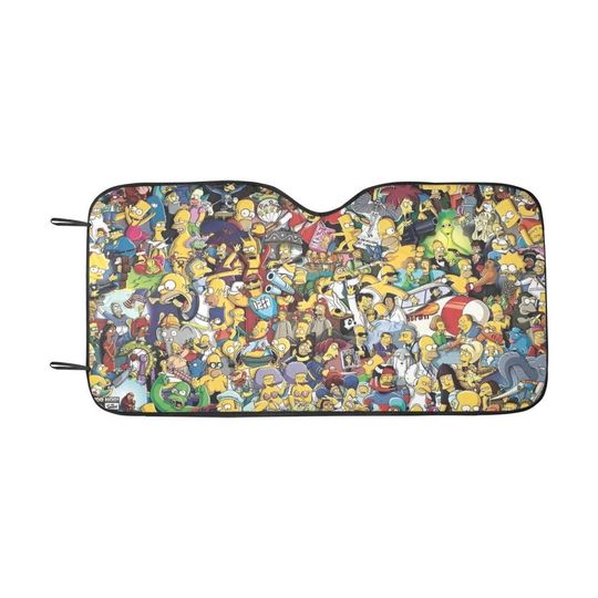 Simpsons Car Sun Shade