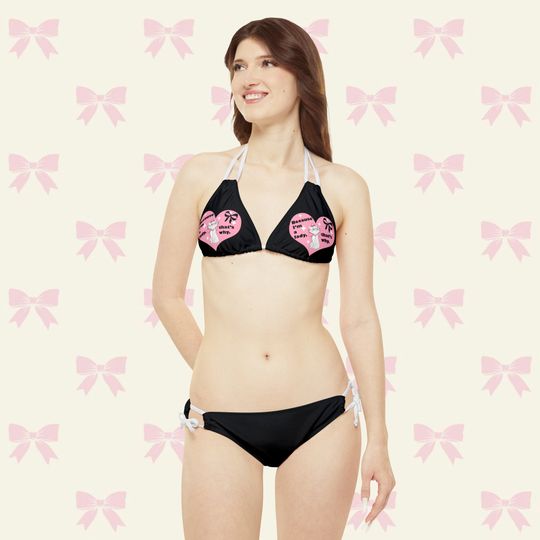 Disney The Aristocats Marie Strappy Bikini Set, Heart Bikini, Disney Bikini