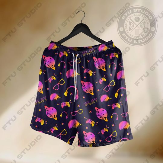 Gaming Planet Equipment Hawaiian Shirt Game Party Video Game Gifts