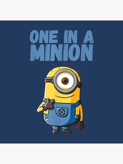 Despicable Me Minion Drawing Pillow