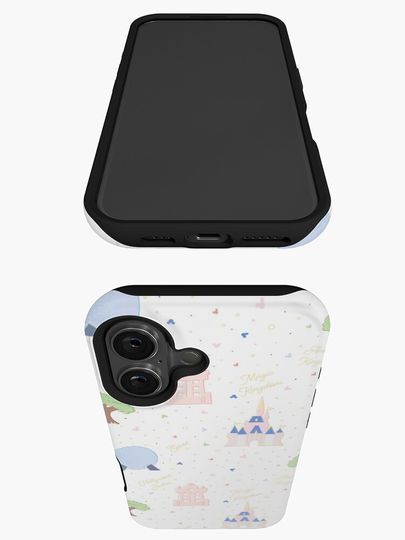 Four Magic Kingdoms Pattern iPhone Case