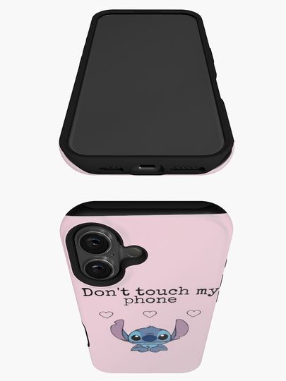 Don’t touch my phone stitch phone case iPhone Case