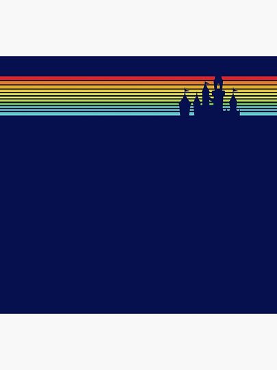 Retro Castle Stripes Socks