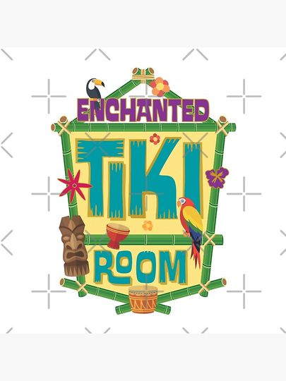 Enchanted Tiki Room Pillow