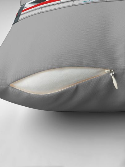 Monorail Red Pillow