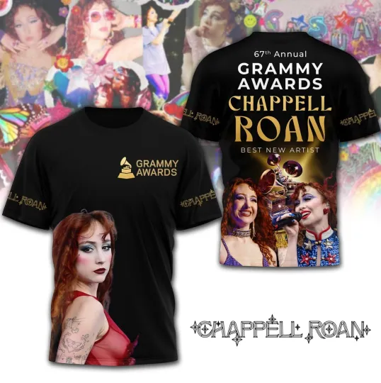 Chappell Roan grammys 2025 ! Hot shirt 3D