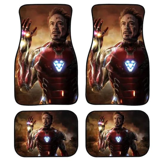 Iron Man Marvel Not-Slip Car Floor Mats
