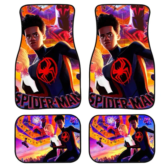 Spider-Man Miles Not-Slip Car Floor Mats