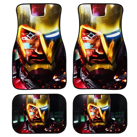 Iron Man Marvel Not-Slip Car Floor Mats