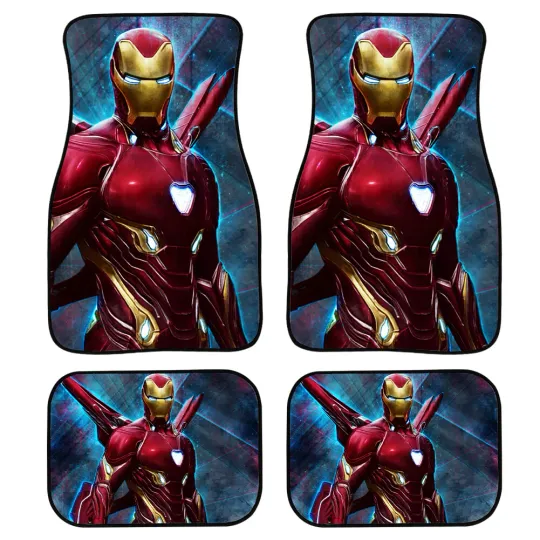 Iron Man Marvel Not-Slip Car Floor Mats