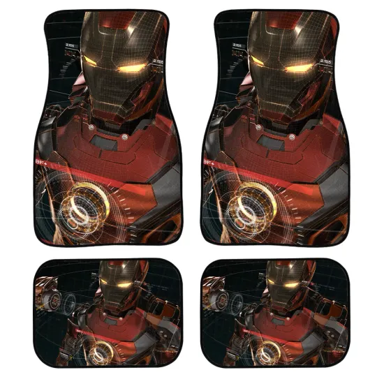 Iron Man Marvel Not-Slip Car Floor Mats