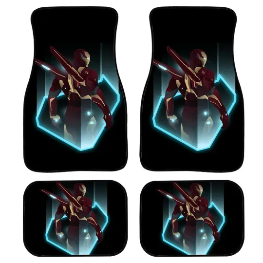 Iron Man Marvel Not-Slip Car Floor Mats