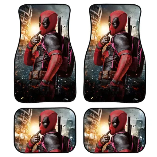Deadpool Universal Fit Car Floor Mats
