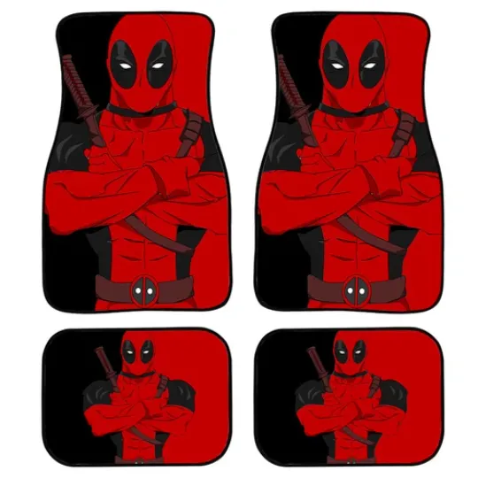 Deadpool Universal Fit Car Floor Mats