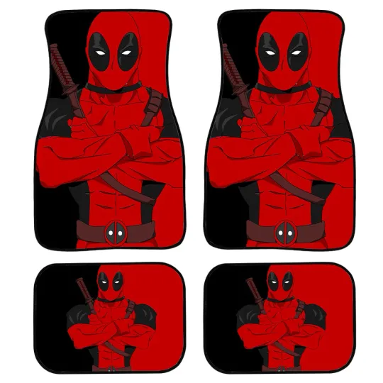 Deadpool Universal Fit Car Floor Mats