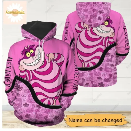 Halloween Cheshire Cat 3D HOODIE