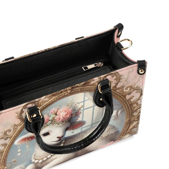 Lamb Women's leather handbag | Women's Day Gift | Gift For Mom