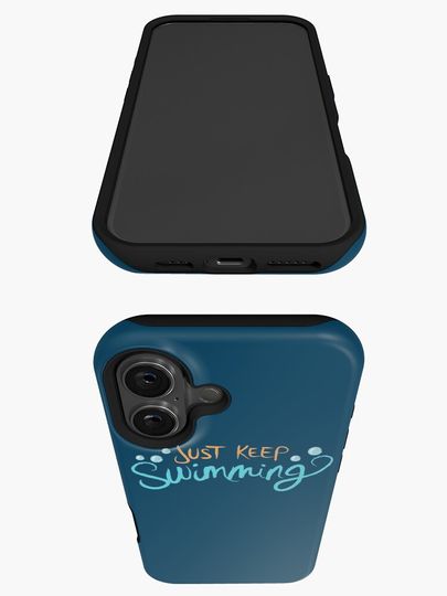 Just Keep Swimming iPhone Case