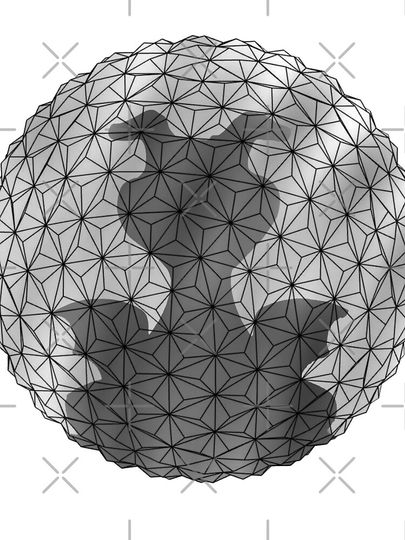 Figment over EPCOT Mini Skirt