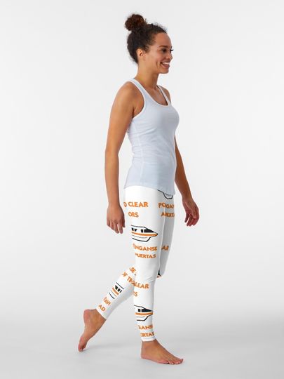 Orange Monorail Leggings