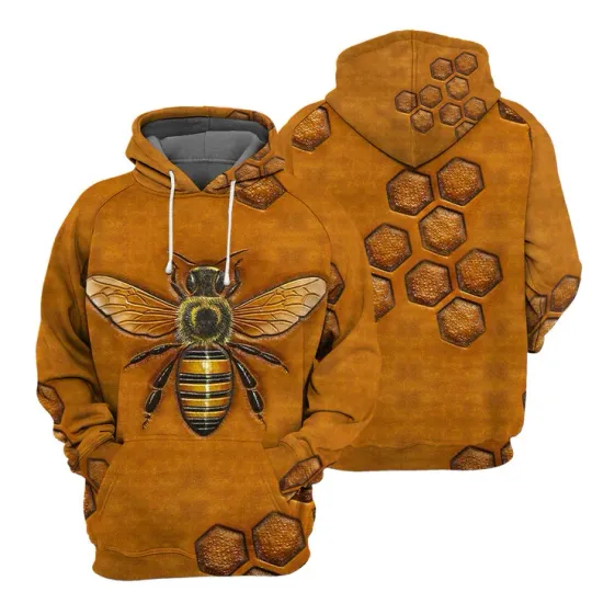 Gearhumans Bee 3D Hoodie
