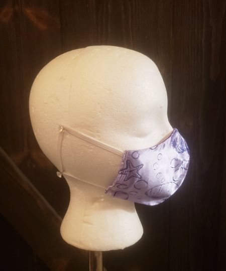 Little Mermaid Inspired Glitter Face Mask