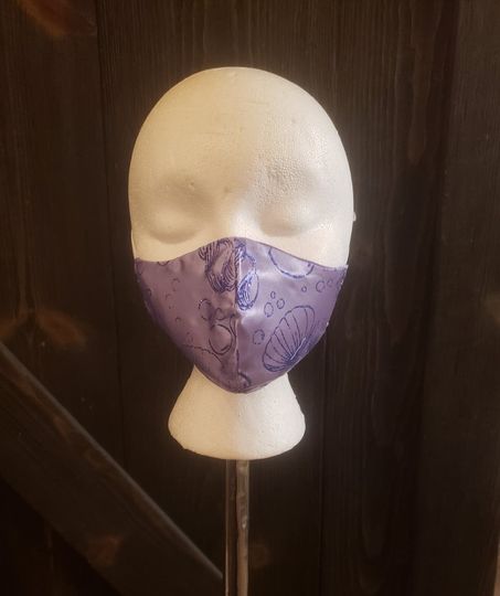 Little Mermaid Inspired Glitter Face Mask