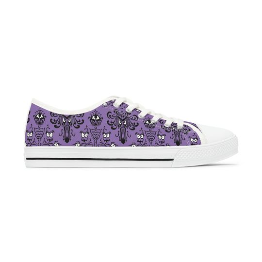 Disney Haunted Mansion Inspired Women's Low Top Sneakers