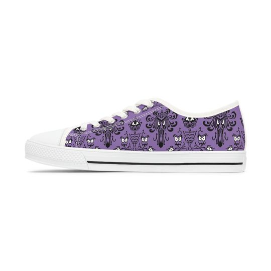 Disney Haunted Mansion Inspired Women's Low Top Sneakers