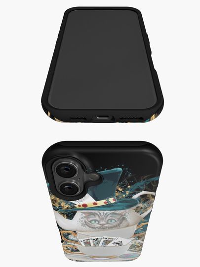 Alice in Wonderland Mad hatter Cheshire Cat iPhone Case