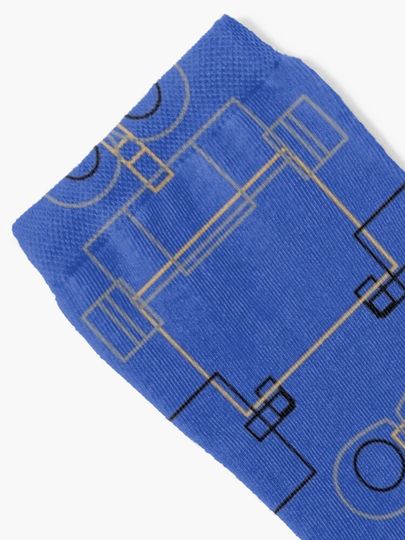 Minimal Line Wall-E Socks
