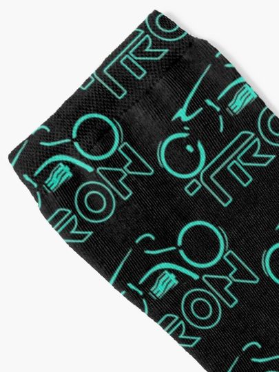 Tron Light Cycle Socks