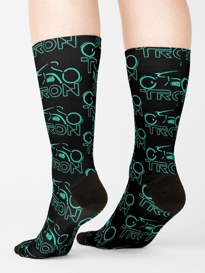 Tron Light Cycle Socks