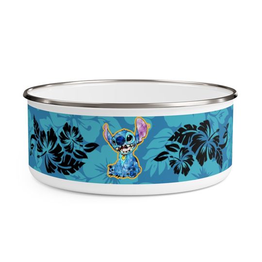 Disney Stitch Enamel Bowl with lid