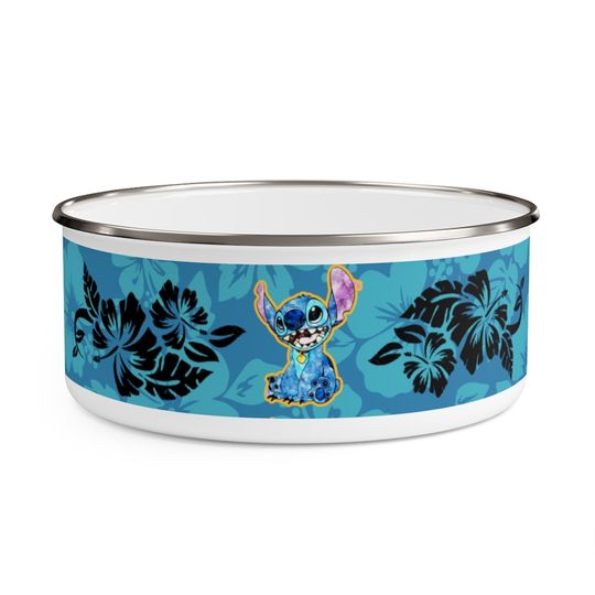 Disney Stitch Enamel Bowl with lid
