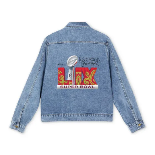 Kendrick Lamar 2025 Super Bowl LIX Men's Denim Jacket
