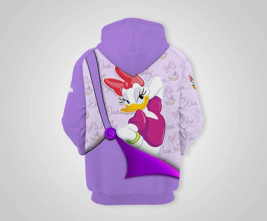 Purple Daisy Duck | Disney 3D Hoodie