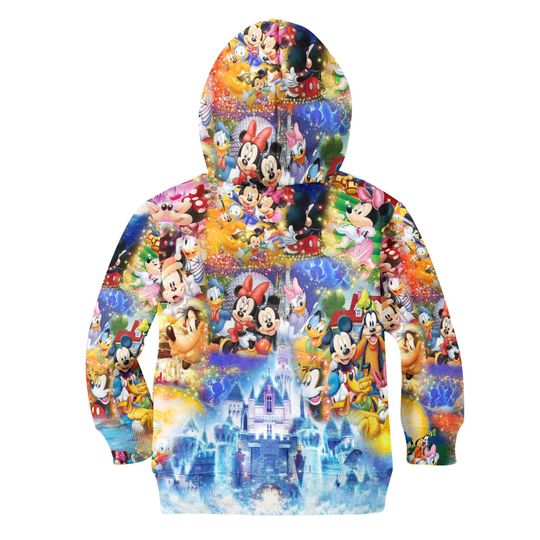 Daisy Duck Magical Glitter Castle | Disney 3D Hoodie