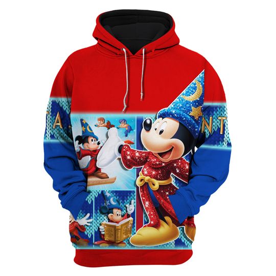 Disney Fantasia Mickey Mouse | Disney 3D Hoodie