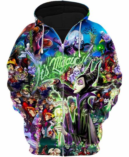 Its Magic Maleficent Villains | Disney 3D Hoodie