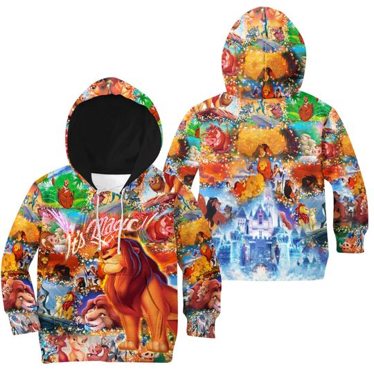 Simba The Lion King Its Magic | Disney 3D Hoodie