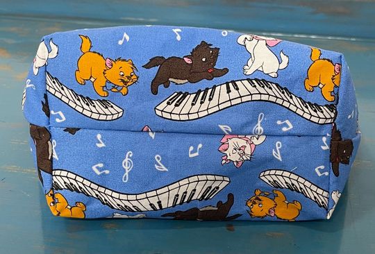 Aristocats cosmetic purse, Disney inspired bag