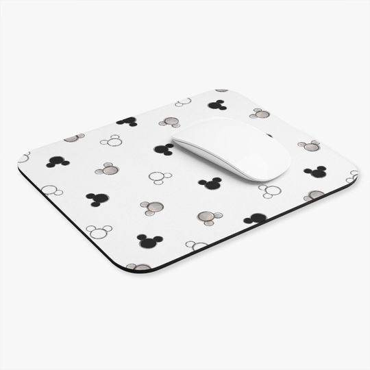 Disney Monochrome Mouse Pad, Mickey Mouse Pad, Minnie Mouse Pad