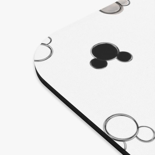 Disney Monochrome Mouse Pad, Mickey Mouse Pad, Minnie Mouse Pad